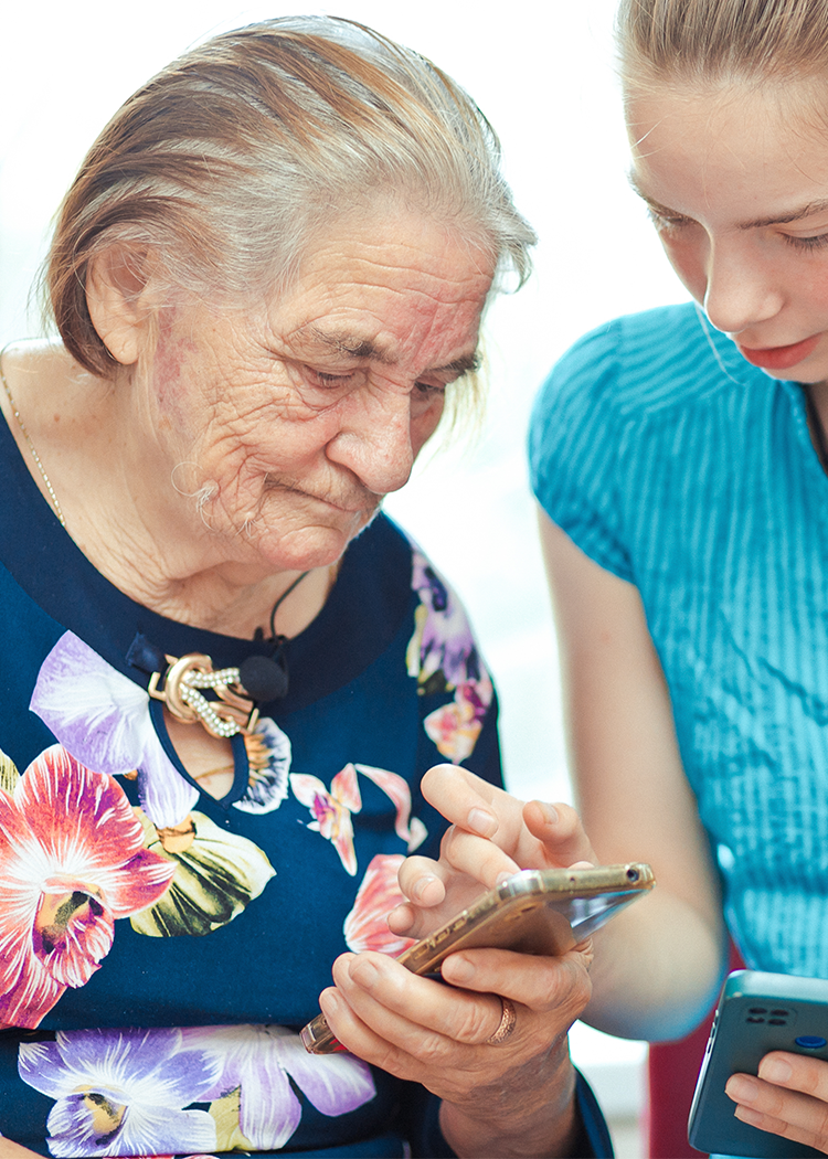 a woman with a necklace and headdress on