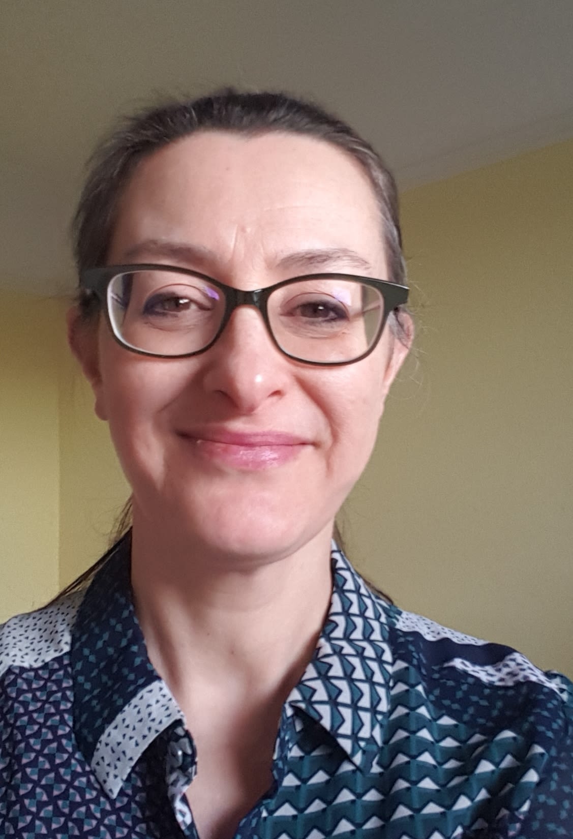 Benedicte Benoit smiles at the camera