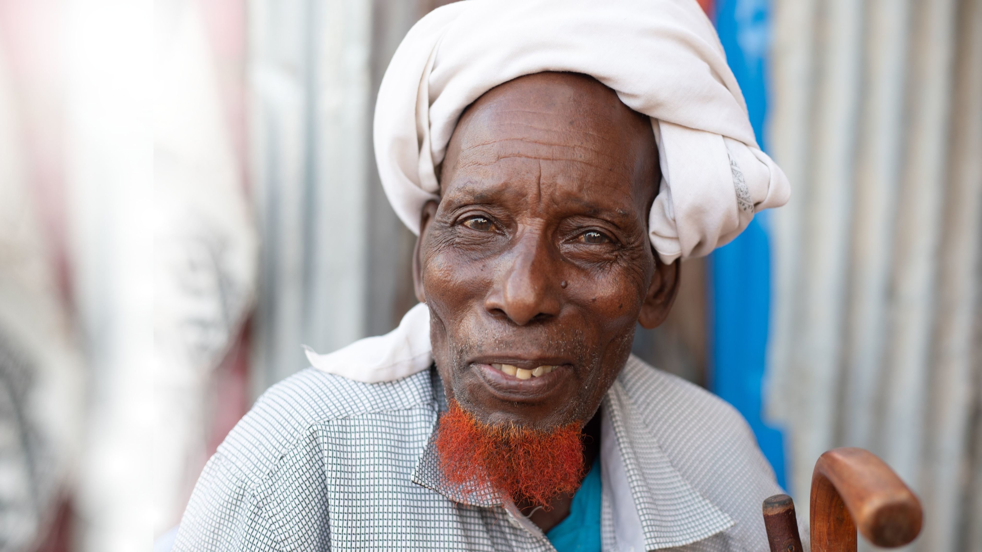 Older man in Somalia 